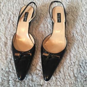 Vintage Kate Spade leather kitten heels